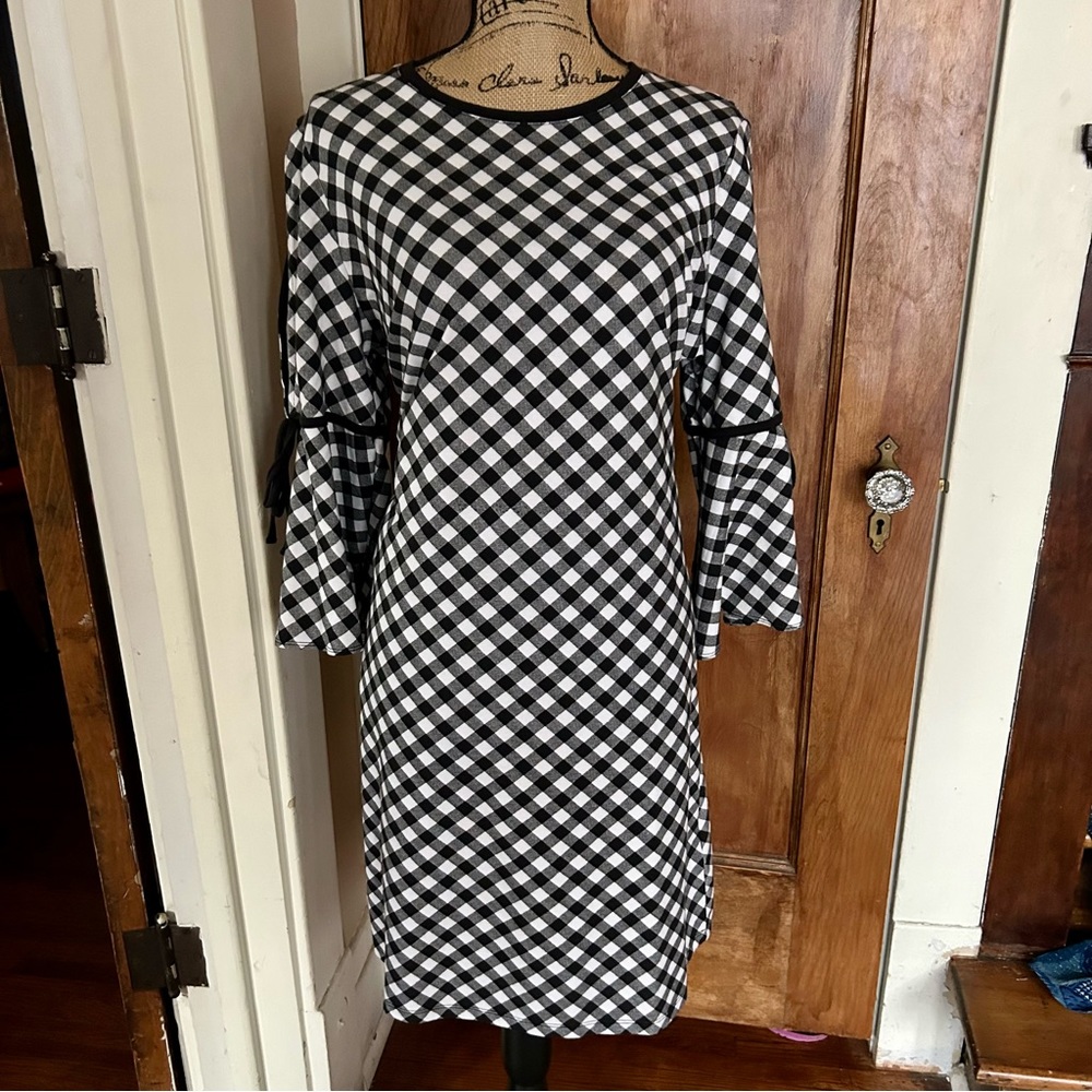 Isaac Mizrahi Gingham Dress Medium